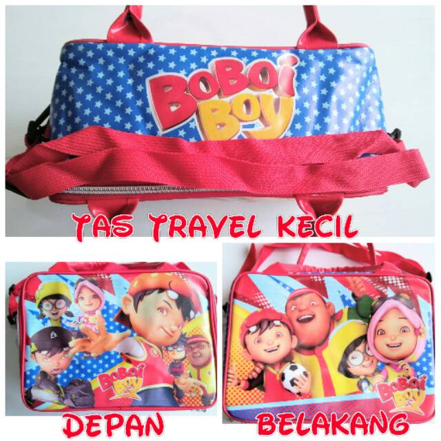 Tas Travel Bag Selempang Kecil Lunch Bag Tas Bekal Anak Boboiboy