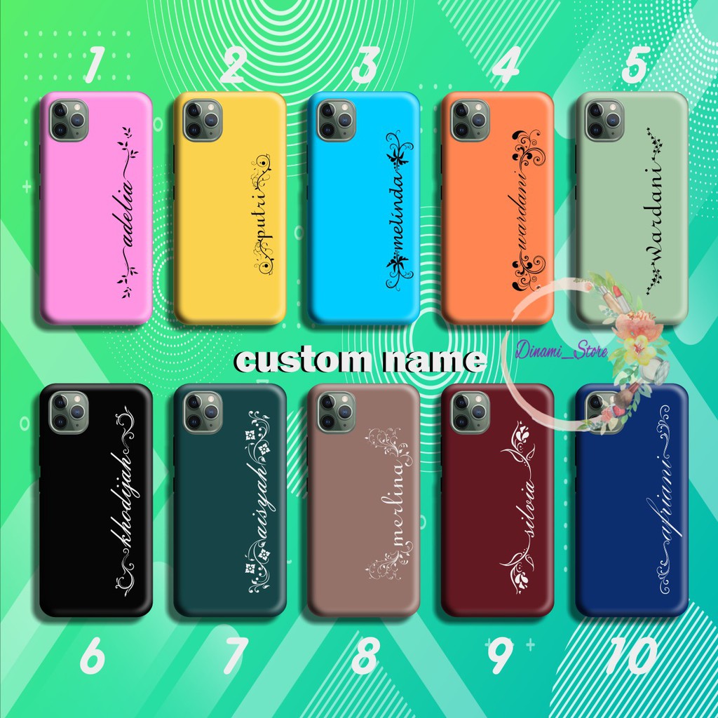 Softcase Custom name Oppo A3s A31 A52 A92 A37 A83 F1s F11 Pro DST1467