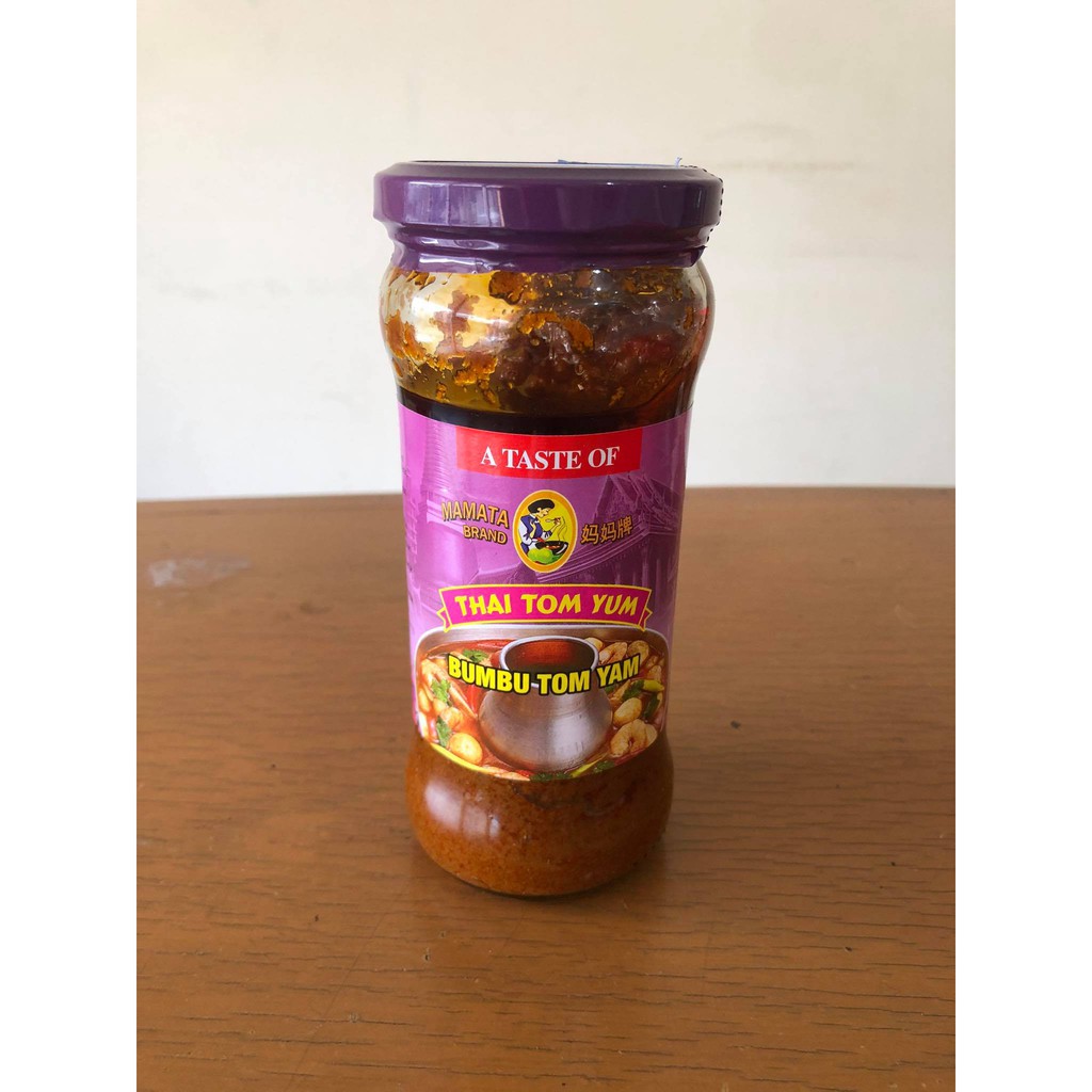 Thai Tom Yum Botol Kecil / Bumbu Tom Yam Mamata/ Tomyum Paste 340g