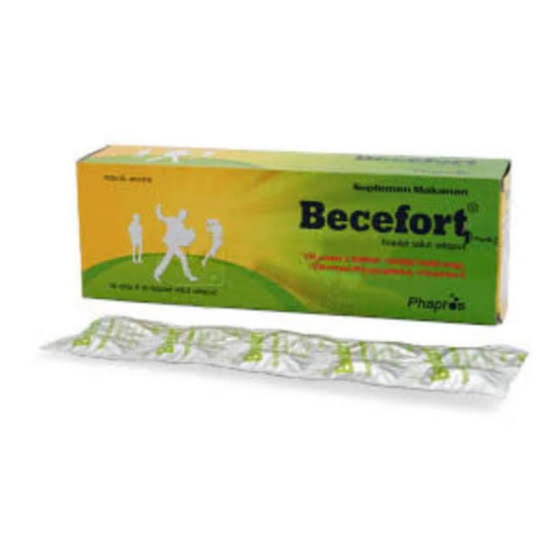 becefort tablet kaplet 100 multivitamin vitamin 1 box isi 100's