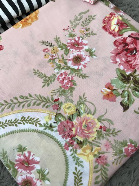 Chloe -kain Sprei Katun Lokal Meteran Vinotti Vienna