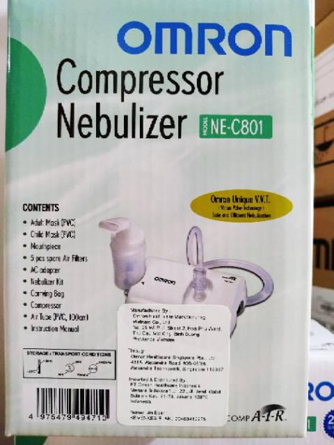 Ready stok!!! Nebulizer Omron NE-C801 / Nebu Omron 801 / Nebulizer Omron / Nebu Omron c801