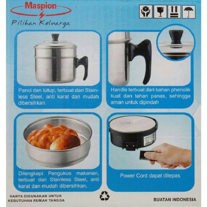 panci listrik kecil maspion M752