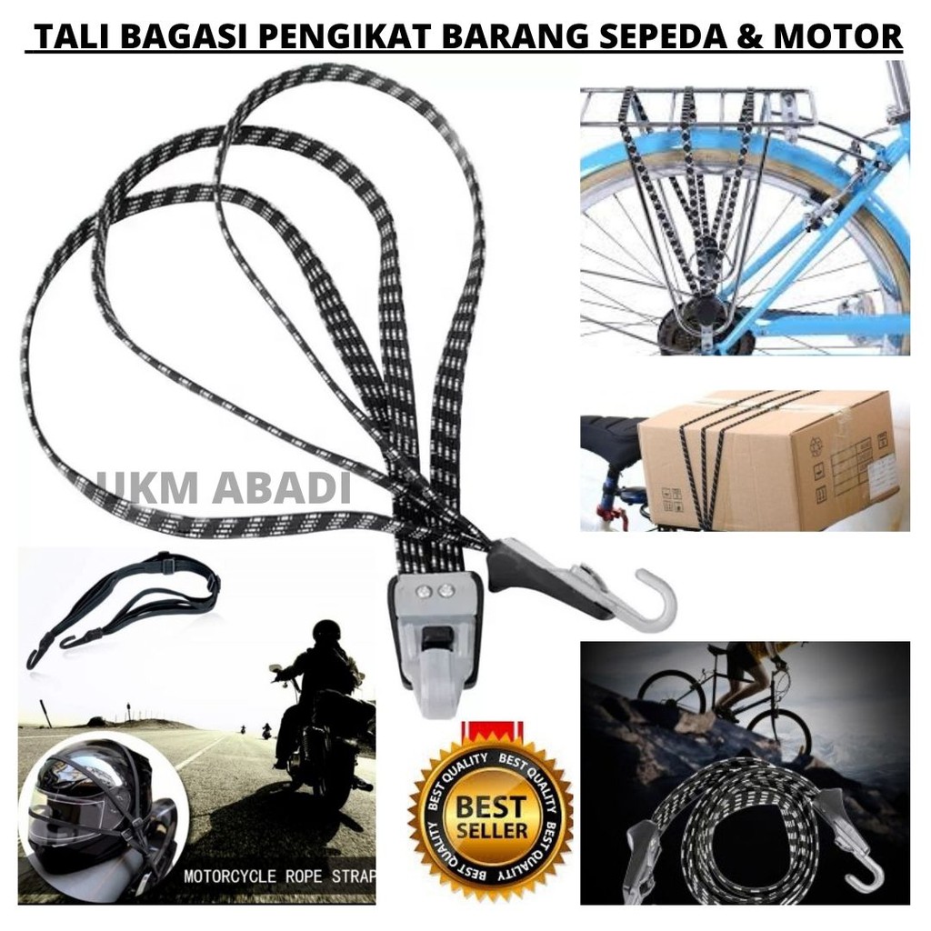 Tali Bagasi Pengikat Barang Sepeda dan Motor Elastis  111163