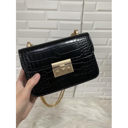 Wow Murah Meriah.. Ck Woden Boxy Croco Chain Ori [FREE PAPERBAG  FREE BUBBLEWRAP]