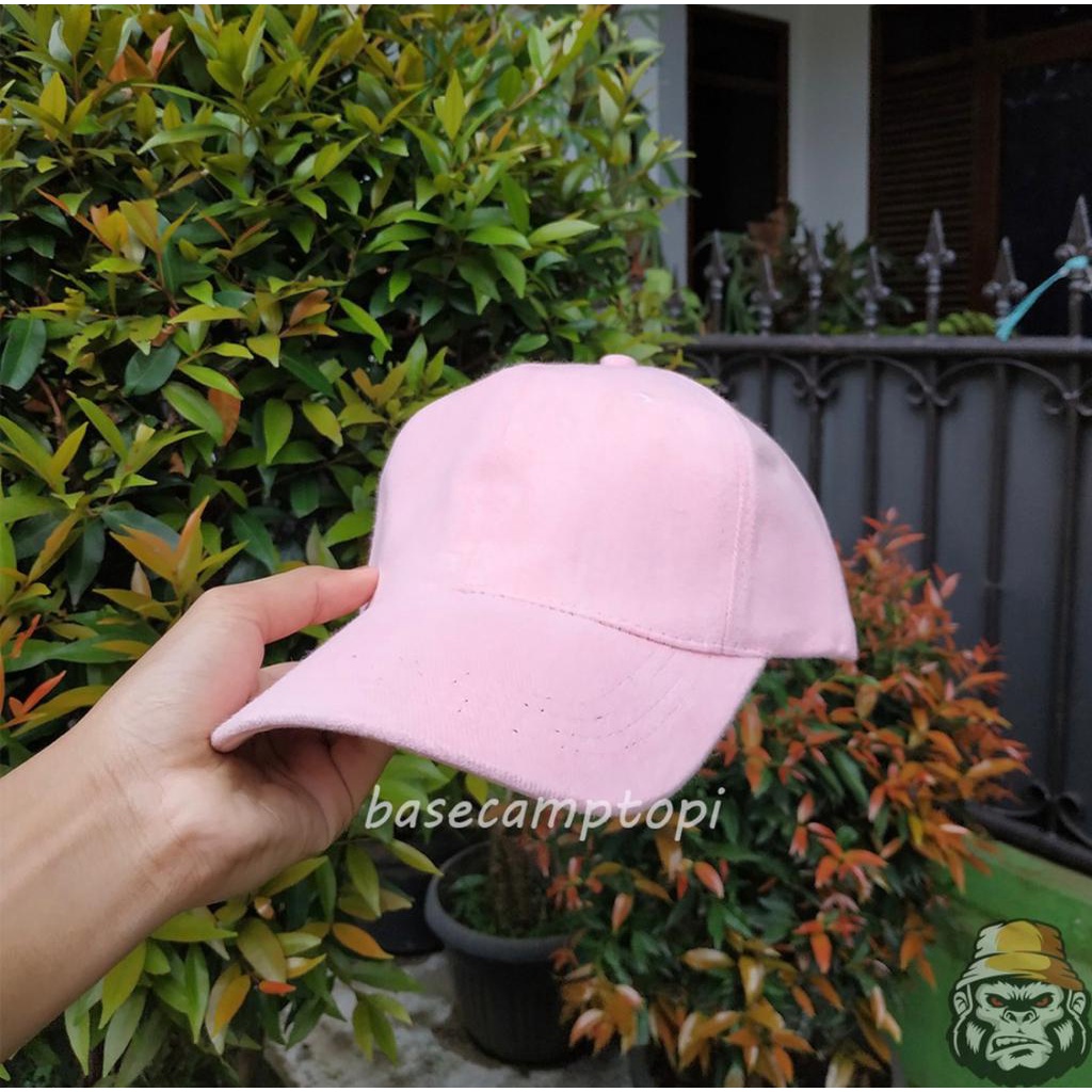 Topi Polo Wanita Caps Topi Baseball Polos Distro Pria Wanita Bahan Rafel Denim Pengait Cakop