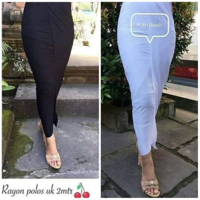 Kain Kamen Rayon Polos