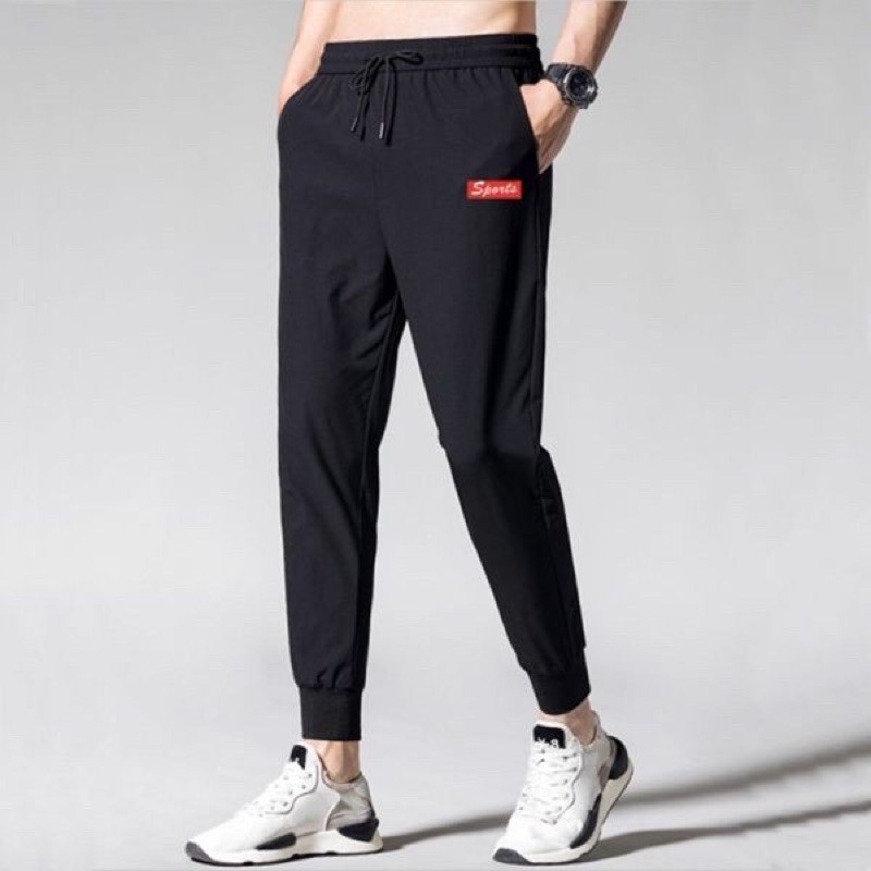 CELANA JOGGER SPORT IMPORT PRIA ASIA KOREA JEPANG ICE SLIK ORIGINAL M-4XL MAI1