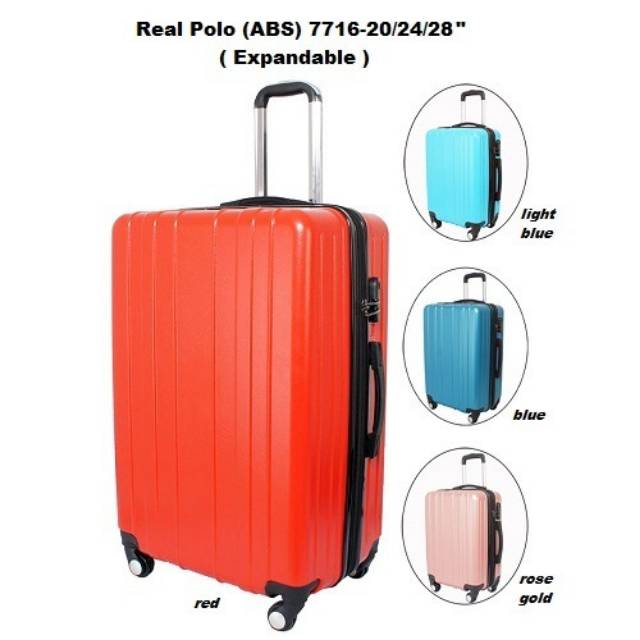 koper real polo 20 inch / koper cabin size / koper expanding