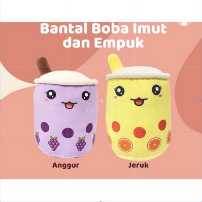 Boneka Bubble Boba Fruit TERMURAH 