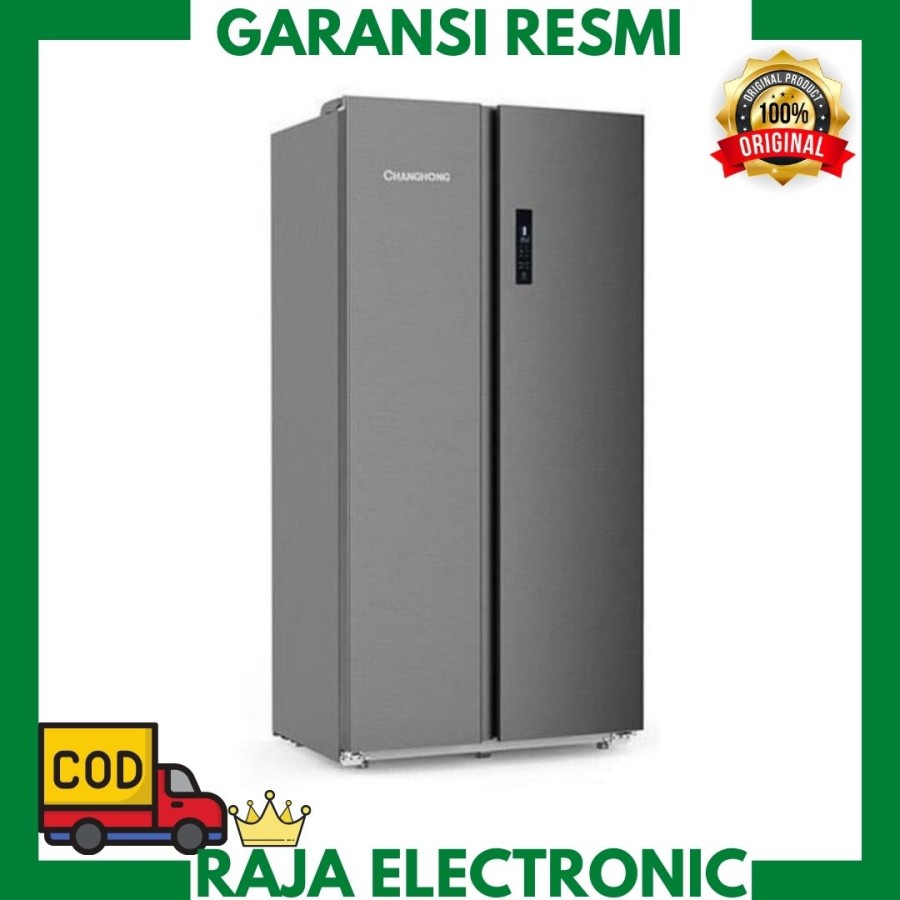 KULKAS CHANGHONG FSS 600 NIB LEMARI ES 2 PINTU SIDE BY SIDE INVERTER