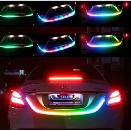 Lampu LED Strip DRL RGB Tail Trunk REM Sein BUS TrucK 24v 120cm BAGASI Pintu Belakang