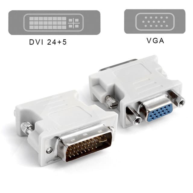 CONVERTER DVI 24+5 TO VGA / DVI TO VGA / DVI TO VGA 24 + 5 TO VGA