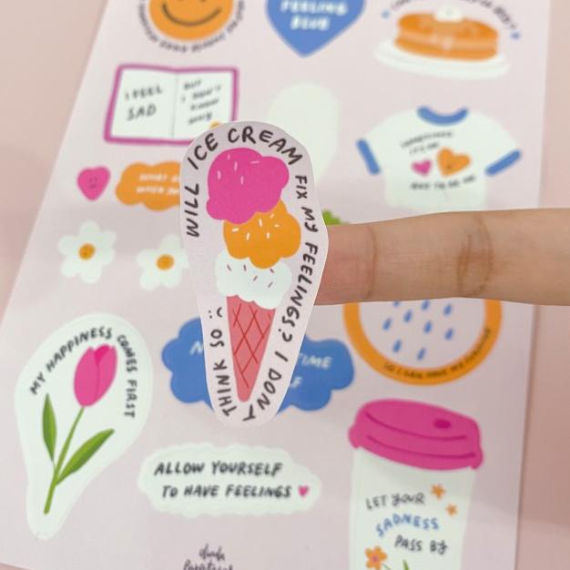 

▼ It's OK Not To Be OK Waterproof Sticker Sheets ➧