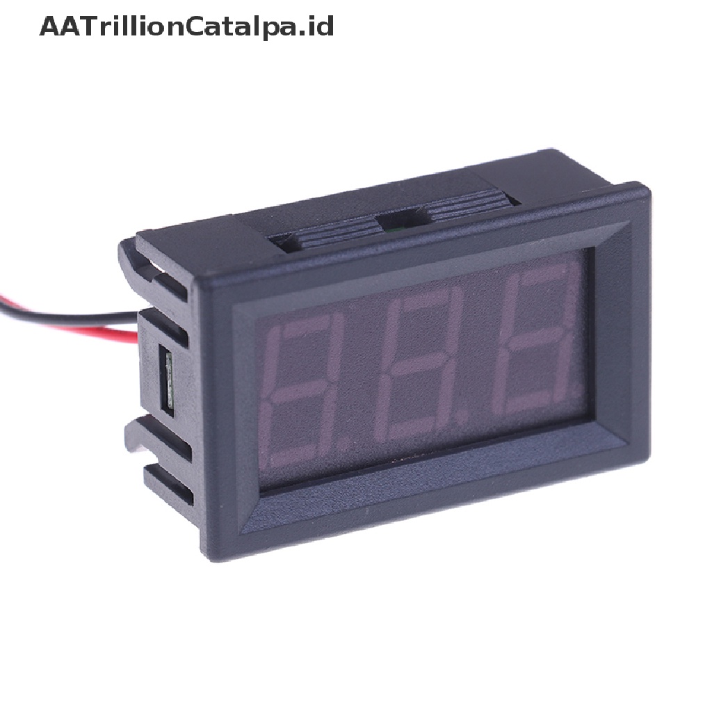 (AATrillionCatalpa) Voltmeter digital AC 70-500V display LED 2 Kabel