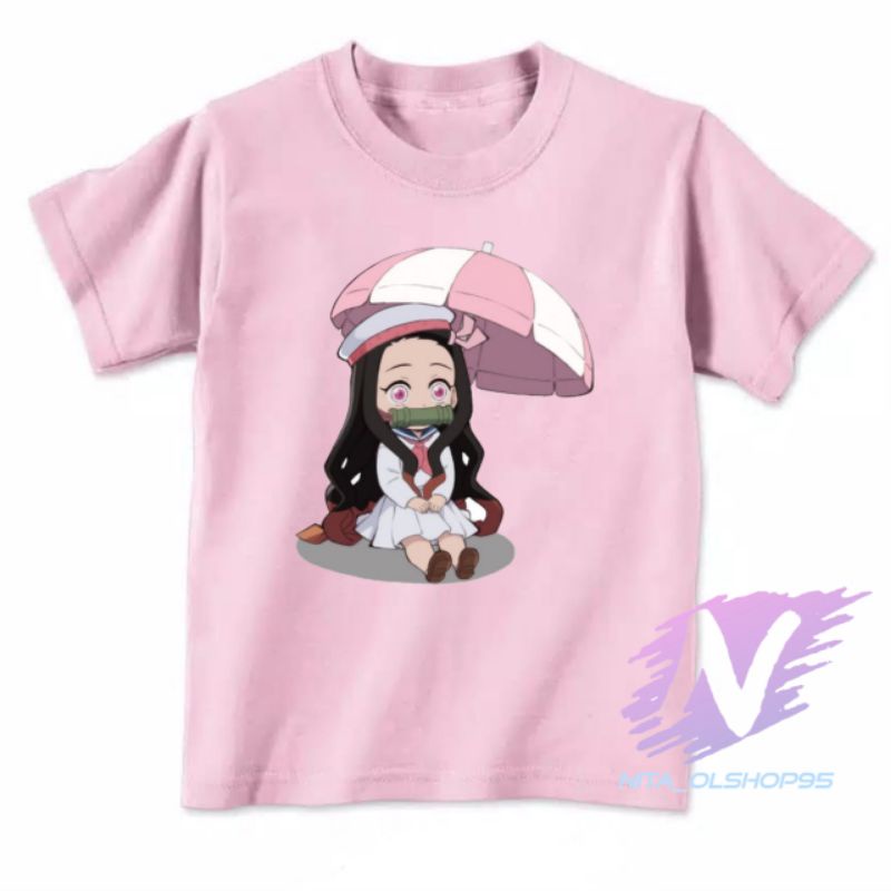 nezuko chibi kaos anak nezuko kamado kimetsu yaiba