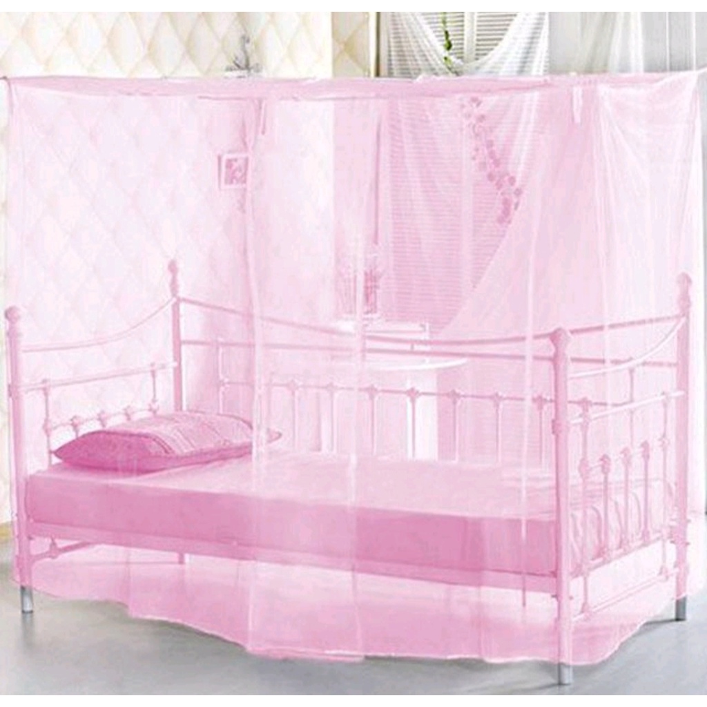 KELAMBU KOTAK GANTUNG POLOS Ukuran 150x200 / KELAMBU SINGLE