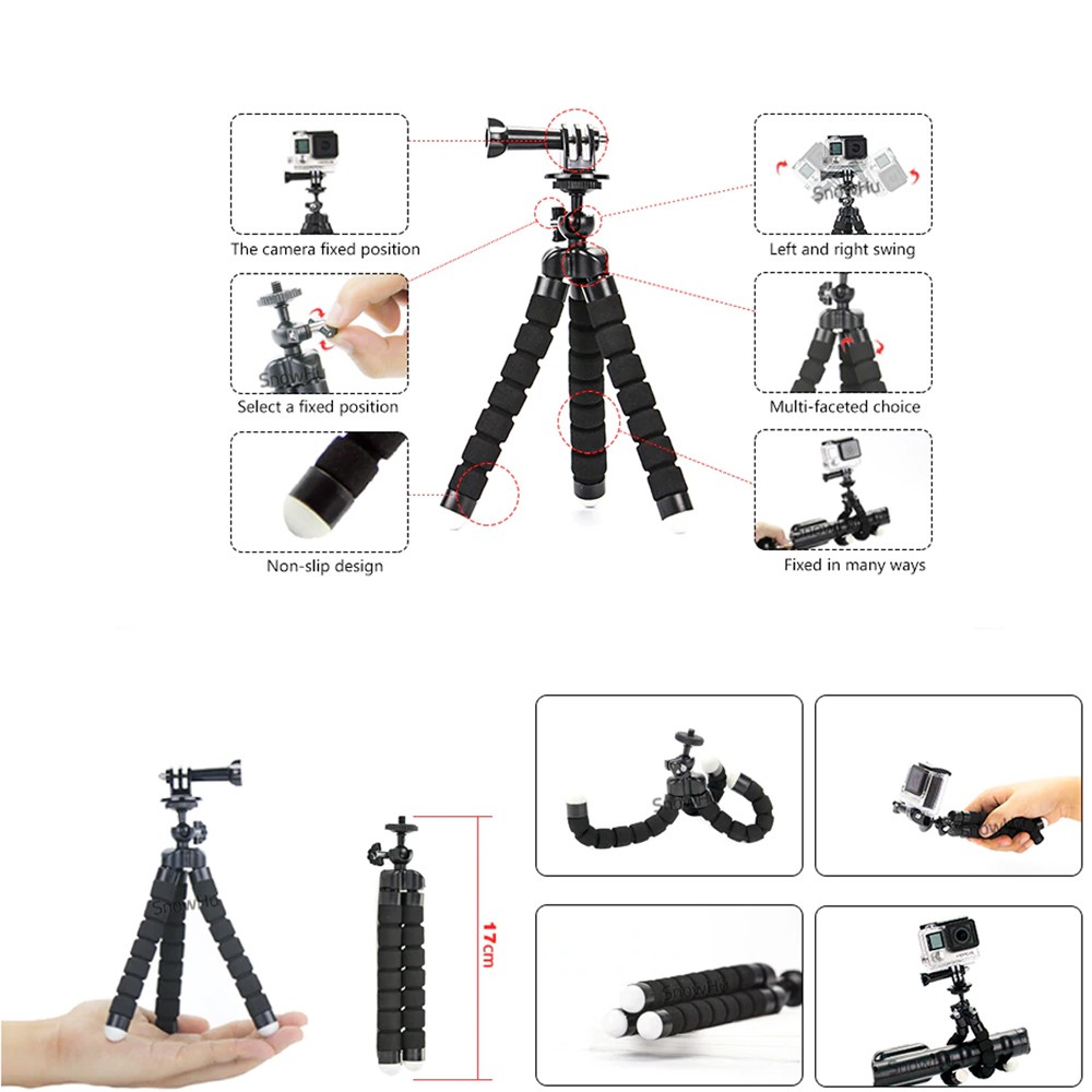 Mini Tripod Aksesoris Handphone Cumi S Plastik Free Holder Universal Plastik