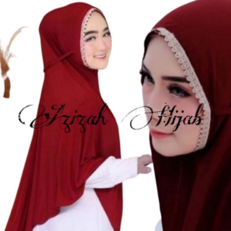 BERGO MARYAM RENDA XL JUMBO DIAMON KHIMAR MARYAM RENDA HIJAB INSTAN