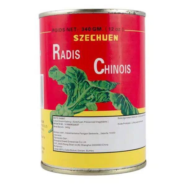 

Gg01Hh Lobak Szechuen Radis Chinois / Preserved Vegetable / Lobak Putih 340Gr Ds01Gkk