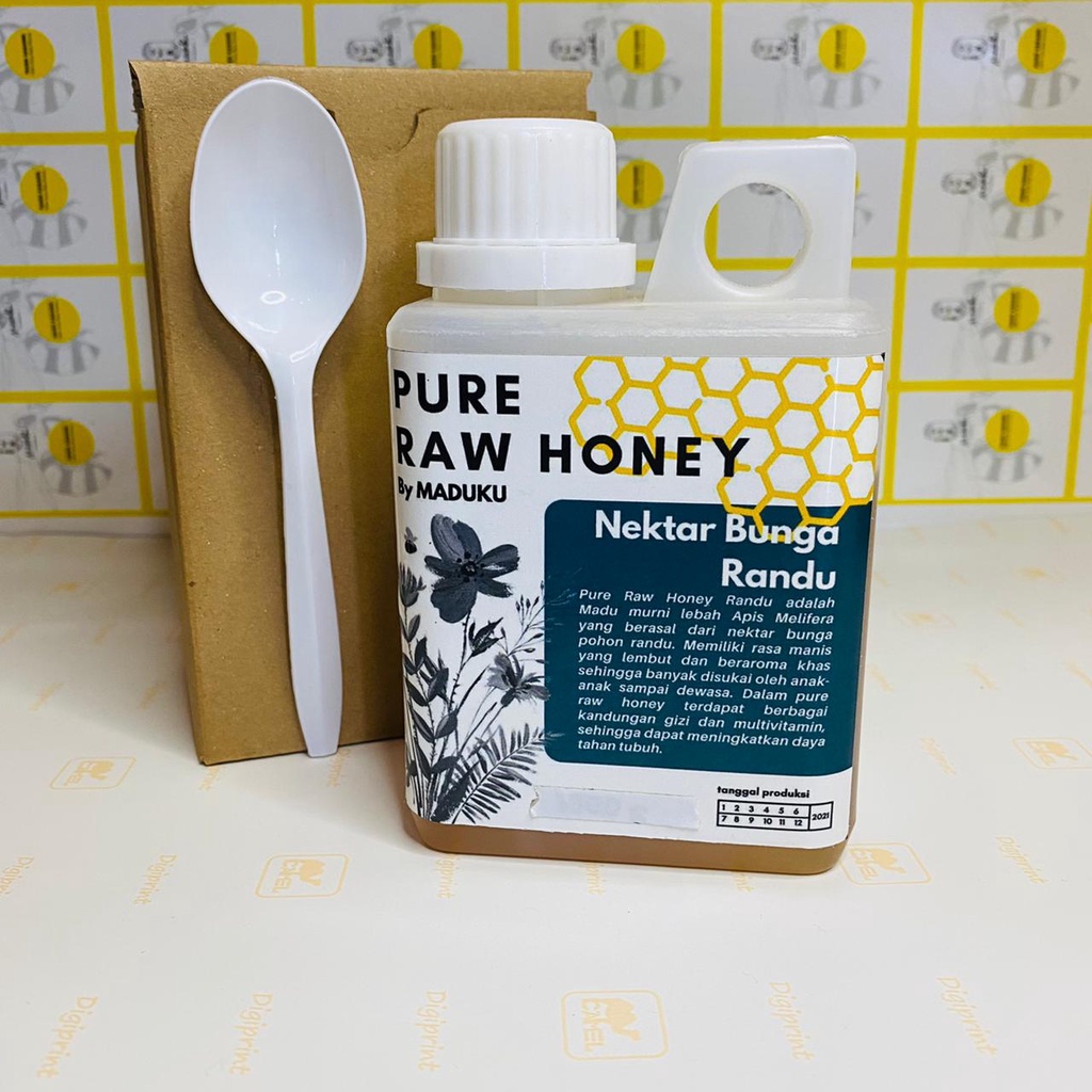 ( 1Kg ) Madu Asli Murni 100% Nectar Bunga - Raw Honey