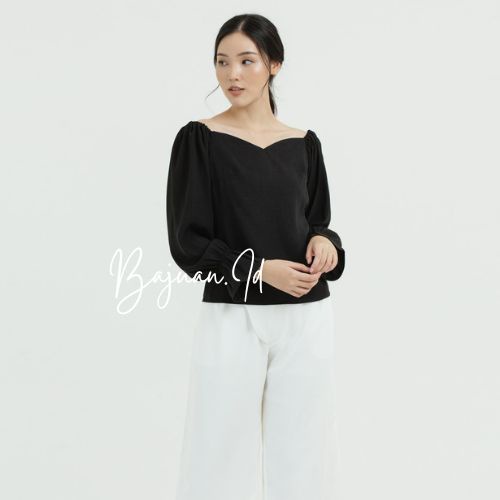 M-XXXXL Atasan Siena Big Size Atasan Sabrina Jumbo Baju Wanita Jumbo Crop Top