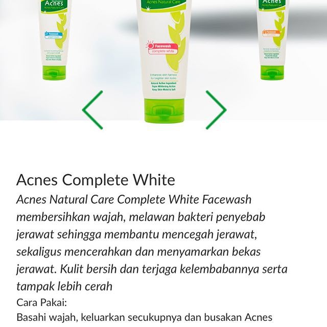 ACNES  Face Wash COMPLETE WHITE