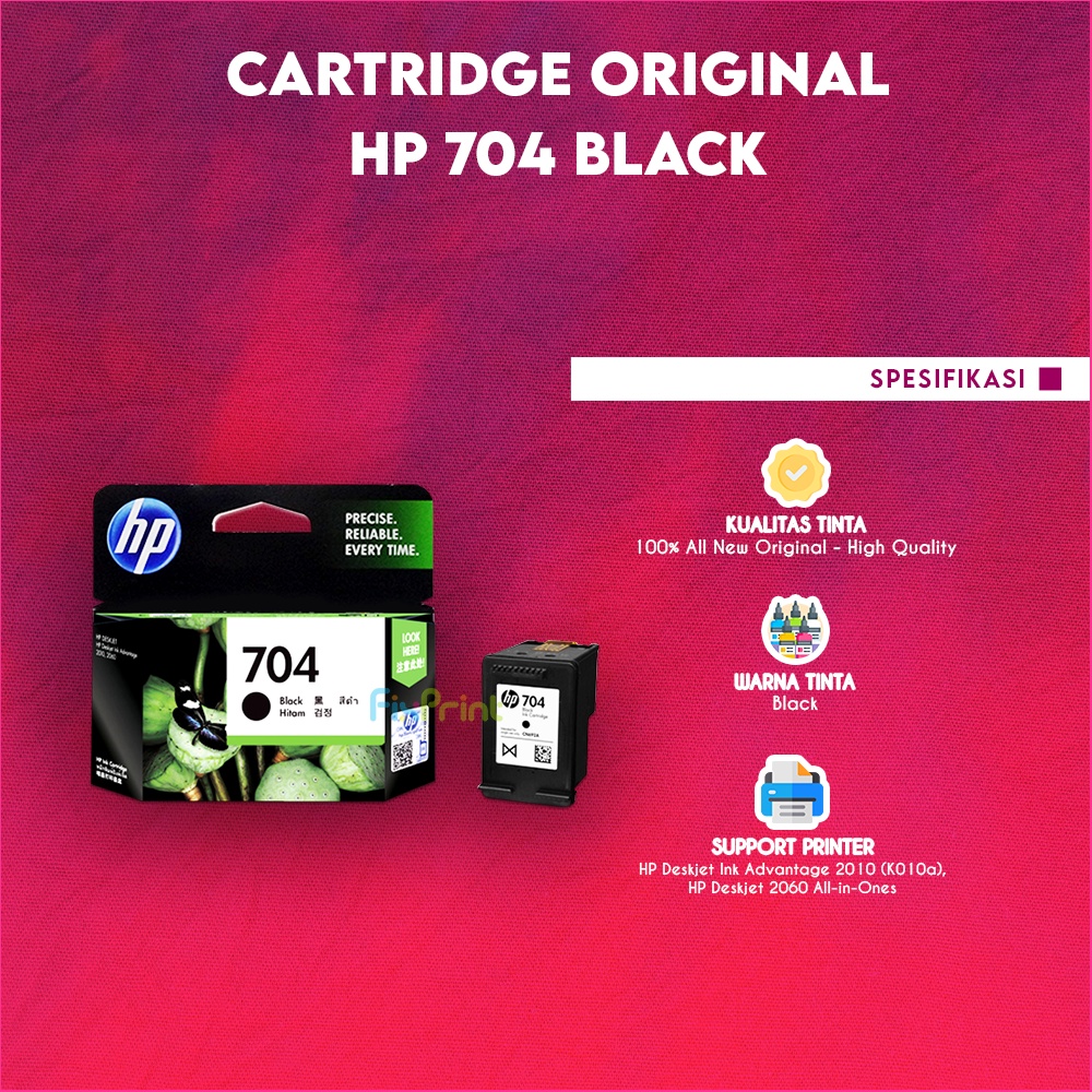 Cartridge Ori 680 678 704 703 802 803 46 Tinta Black Color Ori 2335 2336 2337 3636, 3638, 3775, 3776, 3777