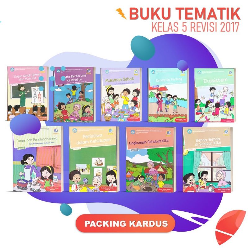 

paket buku tematik kelas 5 SD/MI