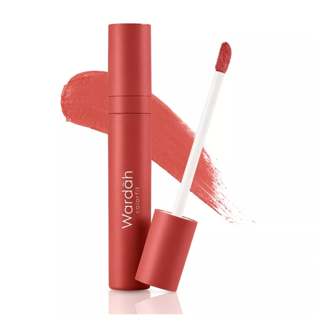 WARDAH Colorfit Velvet Matte Lip Mousse Lipstik No 11 Cherish Marmalade