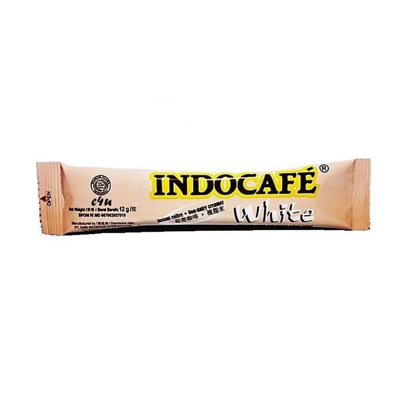 Indocafe White Coffee 5pcs x 12gr Coffee NonDairy Creamer