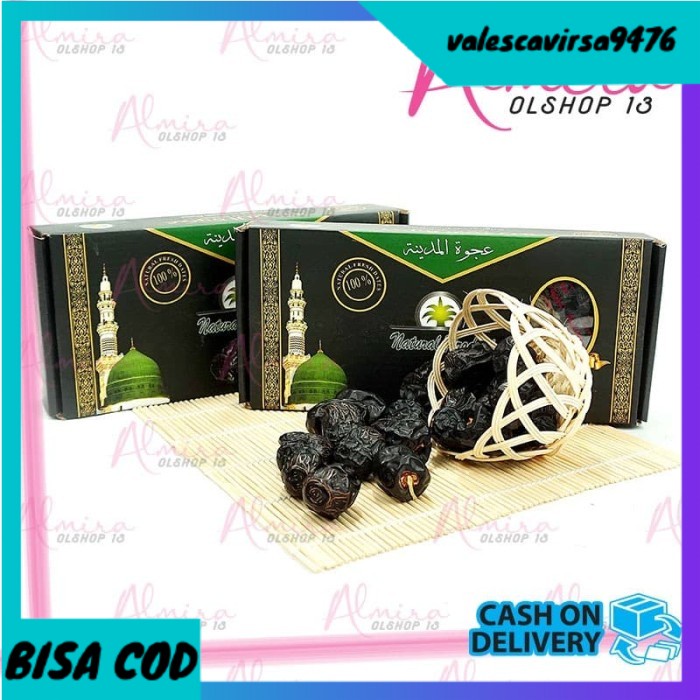 

⭐BISA COD⭐ 500gr Kurma Ajwa Madinah NATURAL PRODUK