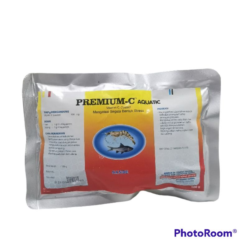 Premium C Aquatic 100 Gram - Vitamin C Ikan dan Udang