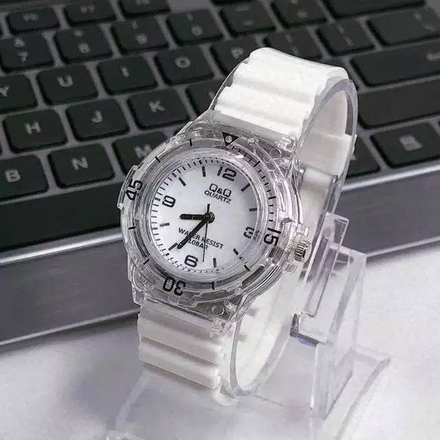 Jam Tangan wanita jelly Transparan versi korea dari angin perguruan tinggi