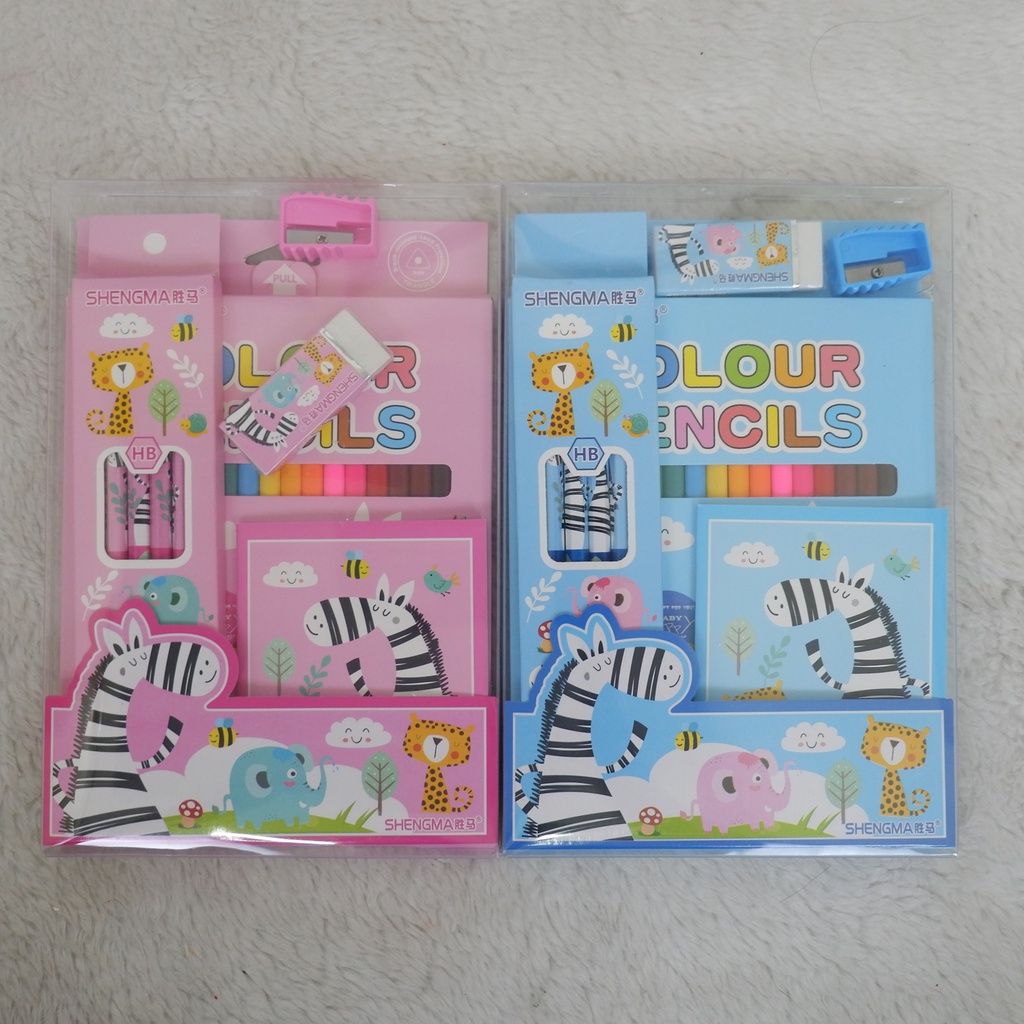 

STATIONERY SET #41168 Set Alat Tulis Anak Karakter Fancy Gambar Lucu