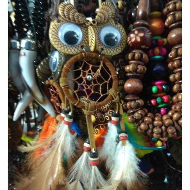 KALUNG BURUNG HANTU OWL DREAM CATCHER AKSESORIS FASHION HARGA MURAH READY STOCK OOTD BEST SELLER