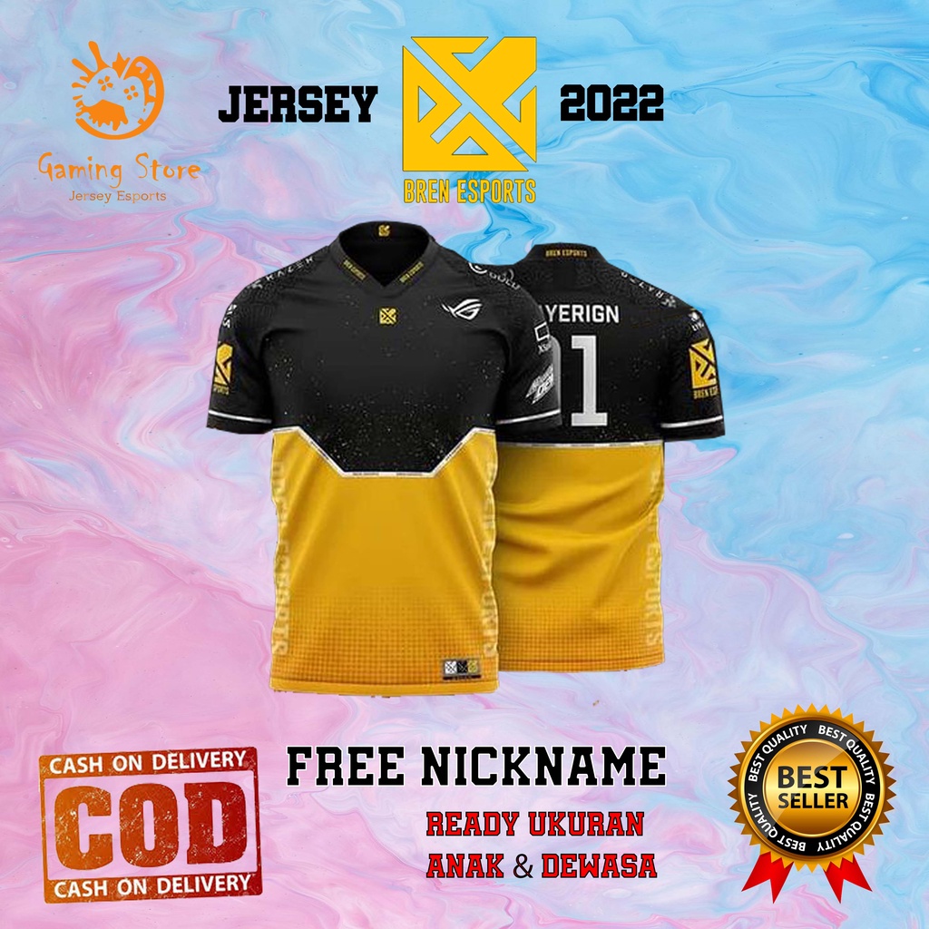 Jersey Kaos Baju BREN ESPORTS FILIPINA