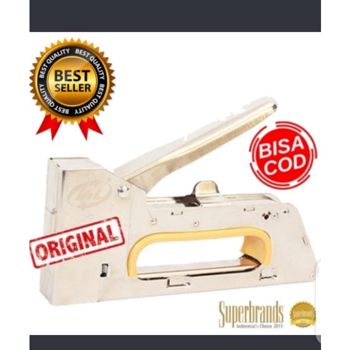 

New Best Seller Stapl | Stepler Guntaker Steples Tembak Banner/Spanduk/Jok/Perekat/Sopa