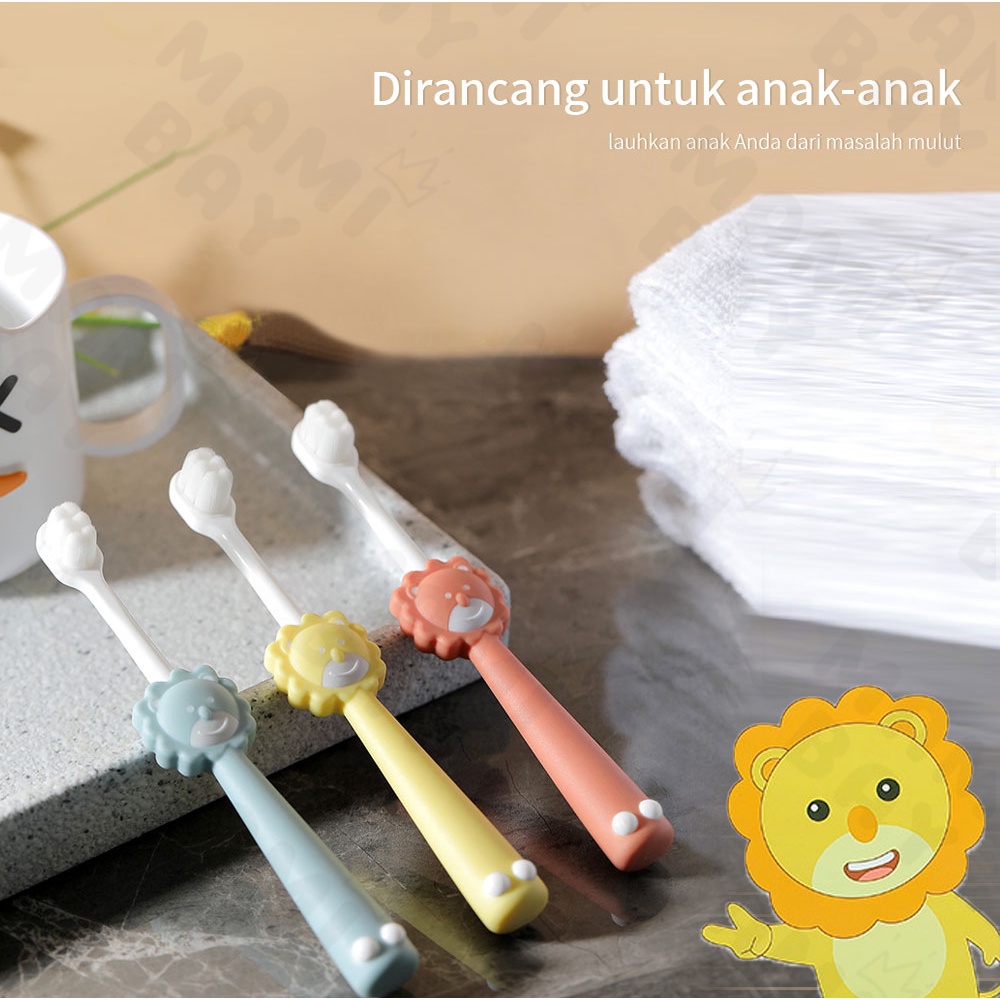 Mamibayi Sikat gigi anak bayi lembut baby toothbrush dengan sikat lidah