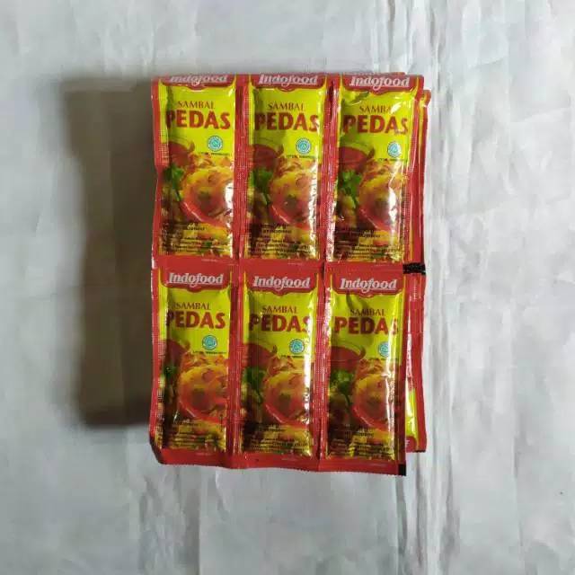 

Sambal indofood pedas / renceng