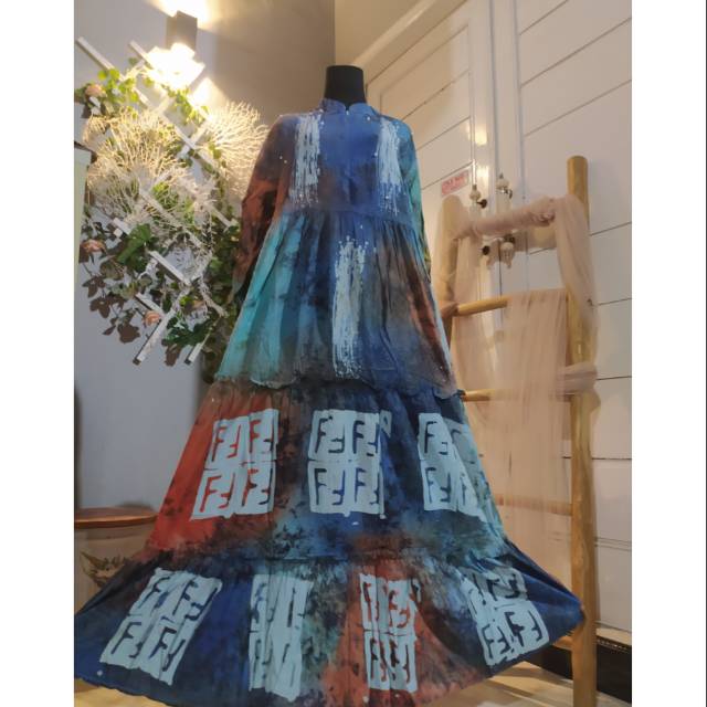 GAMIS SUSUN SEMI SUTRA