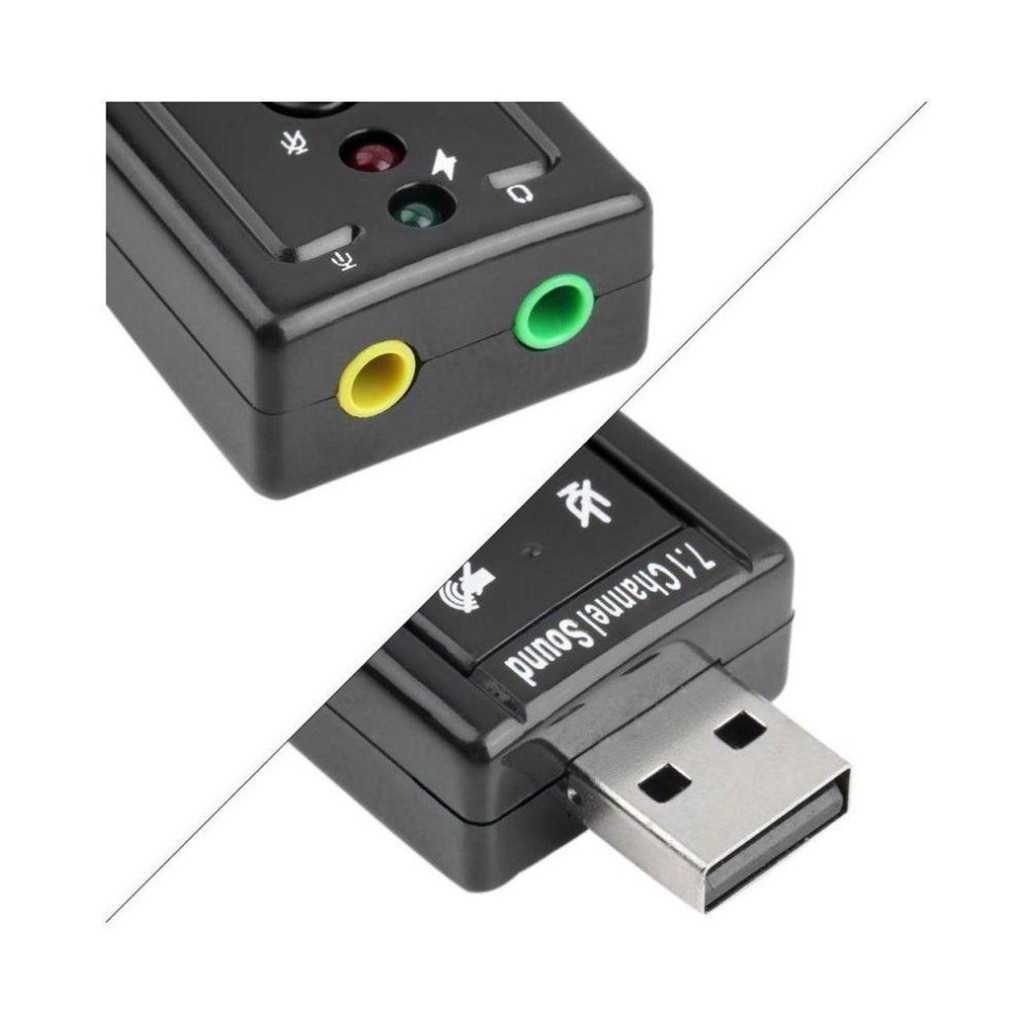 USB Sound Card Adaptor- USB to Sound Card