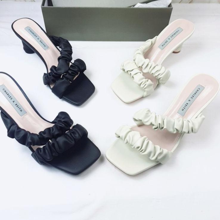 Dijamin Miring harga.. CNK C&K Double Strap with Wrapped Heels