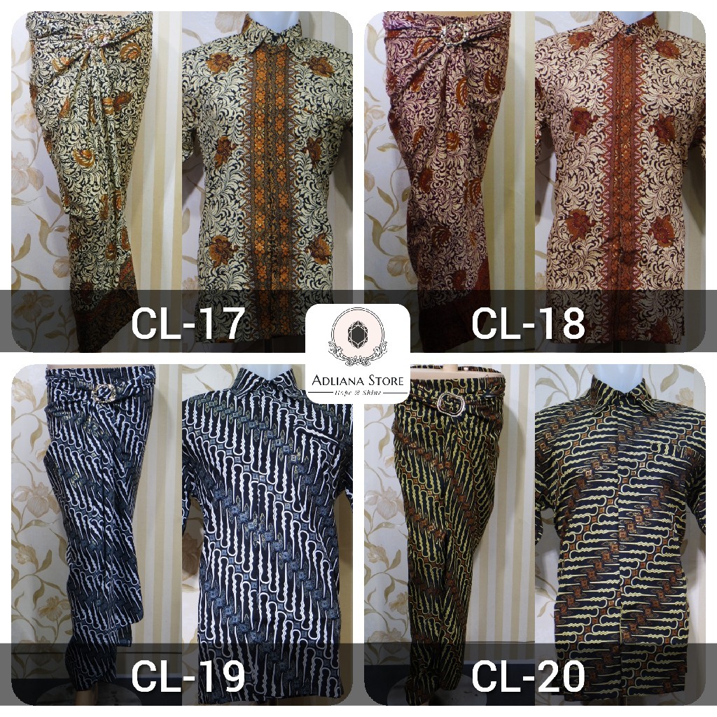 (COD)Rok Lilit dan Kemeja Batik Pria / Couple Lilit / Couple Batik / Batik Couple HANANIA KEBAYA COLLECTIONS