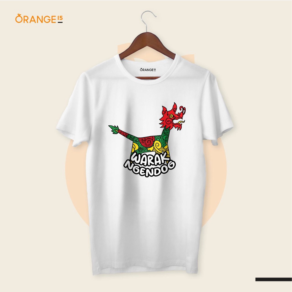 Kaos Semarang Warak Ngendog Polos Pria Sablon Custom Premium Cotton Combed 30s