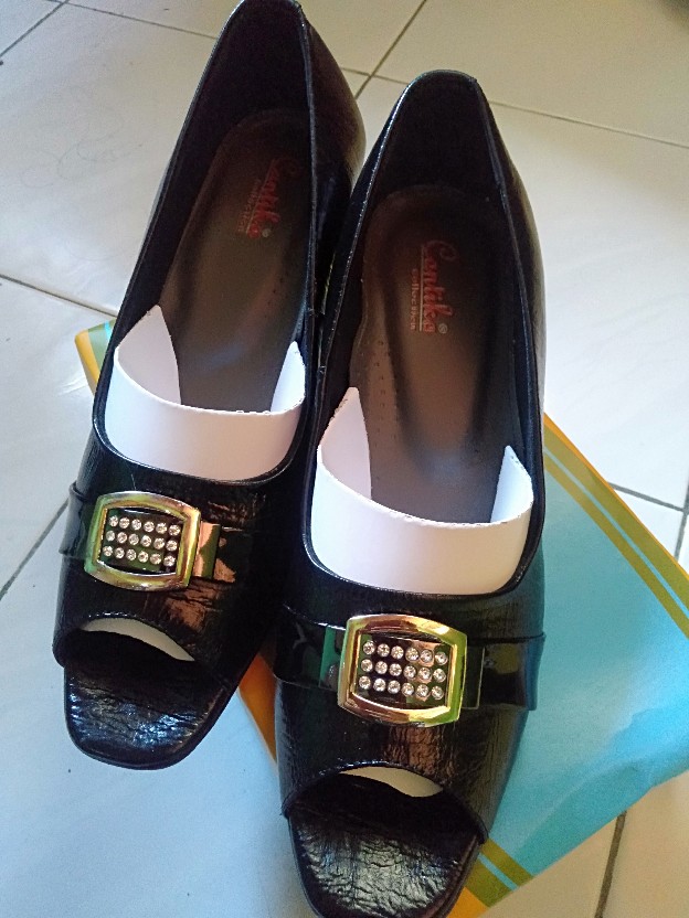 Sepatu Pantofel Kulit Wanita Cantika 208 ( Prokduksi Sendiri )