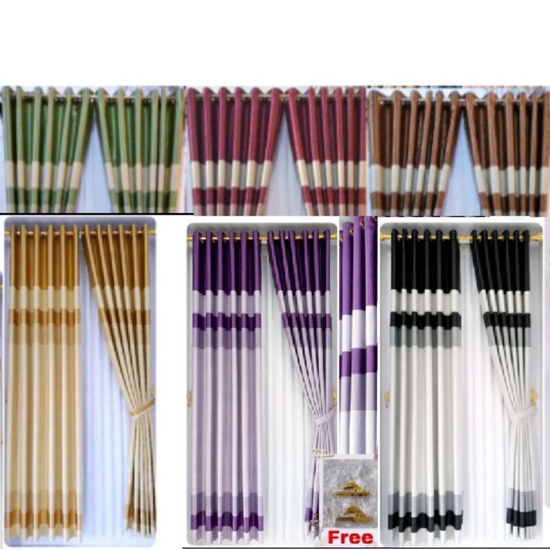 Gorden Lebar 6 Gelombang Panjang 230-270 Hordeng Blackout Import Tebal Premium Gorden Jendela Minima