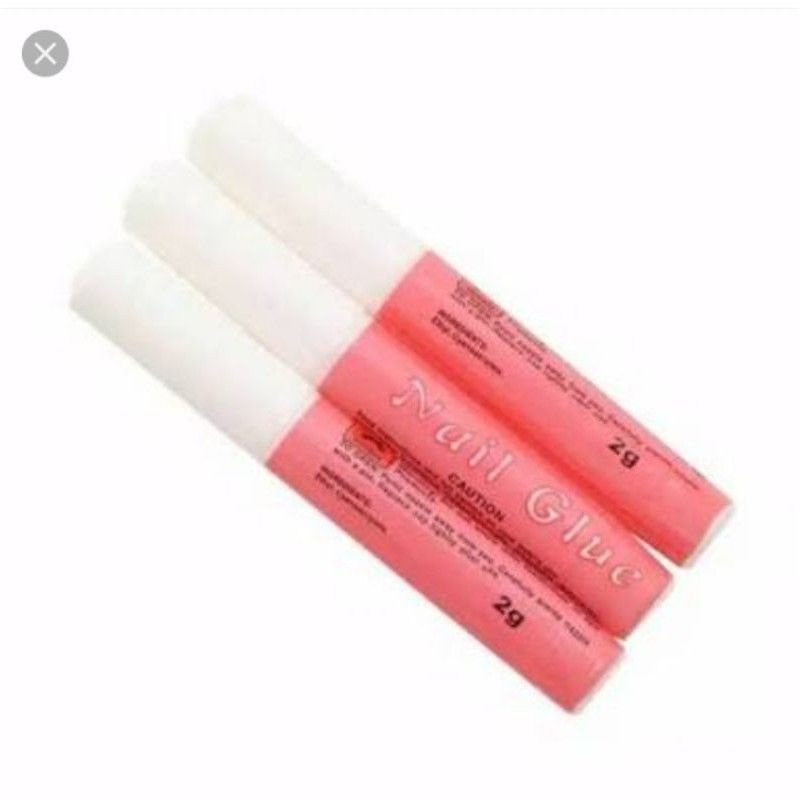 Lem Kuku Palsu Cair 2 gr / Lem Kuku Palsu Transparant Fake Nails Glue / Nail Art Glue / Penempel Aks