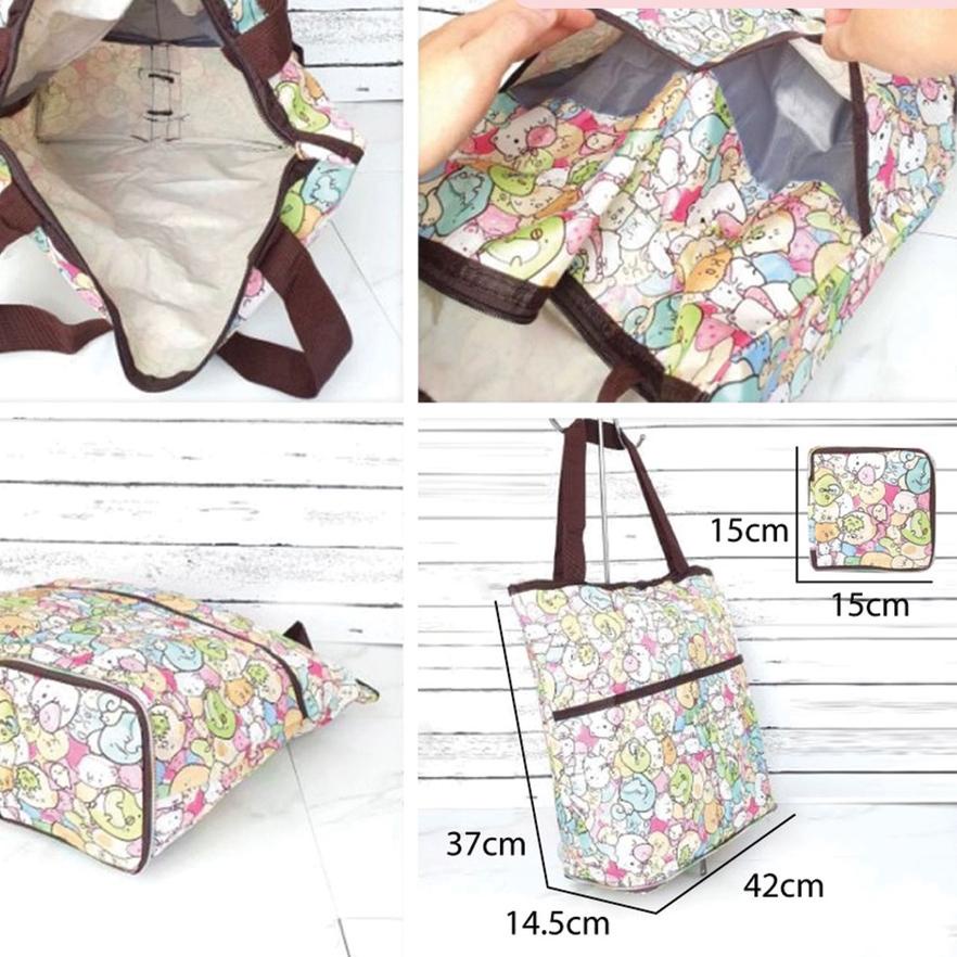 Tas Belanja Lipat / Tas Belanja Lipat Resleting / Tas belanja / Travel bag / Tas travel - Series 1