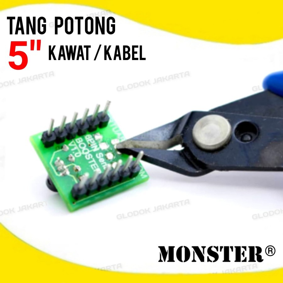 Tang Potong Kawat Kabel 5 inch 170 Micro Nipper Wire With Soft Spring